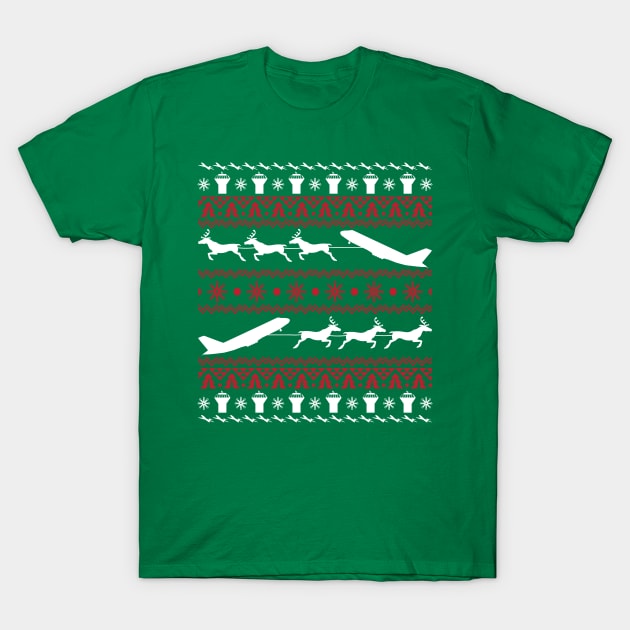 Air Traffic Control Christmas T-Shirt by RelevantArt